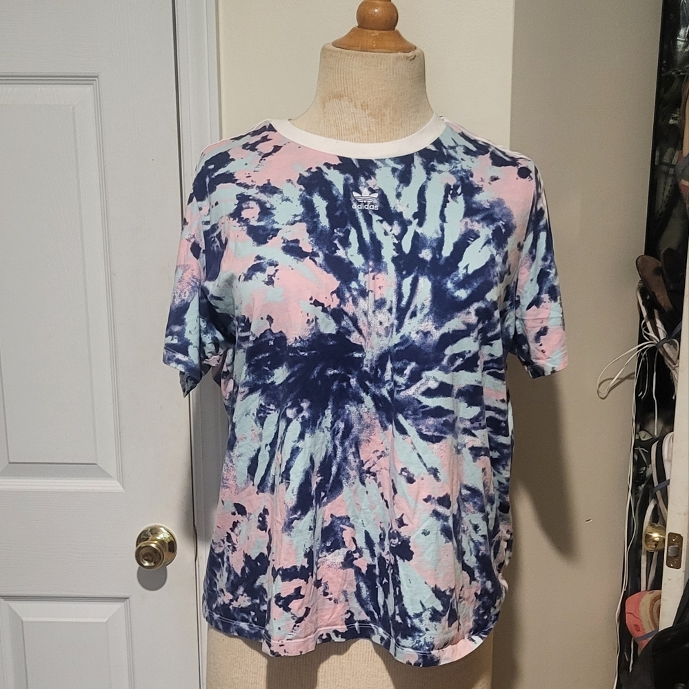 ⚡️Plus size Adidas Tie-dye Shirt - Size 3X
